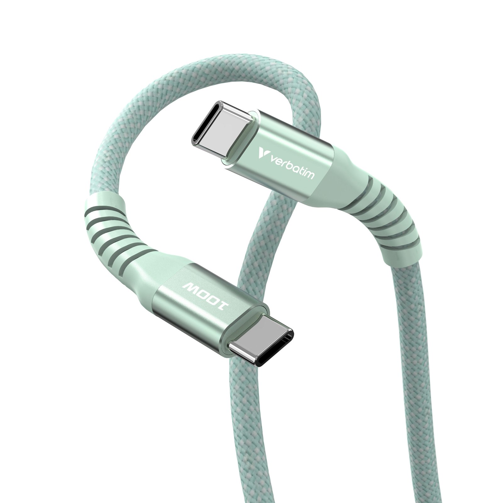 VERBATIM SYNC & CHARGE USB C TO USB C 100W MAGNETIC 120 CM - GREEN WCF (P) – Image 3
