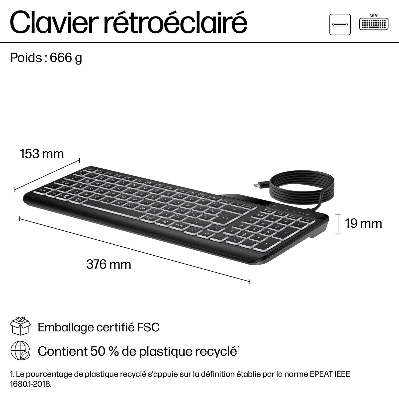 HP INC. HP 405 Multi-Device BL WD KBD France – Image 2
