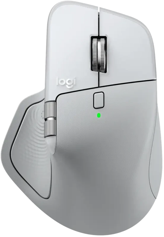 LOGITECH MX Master 4 Mouse for Mac White Silver
