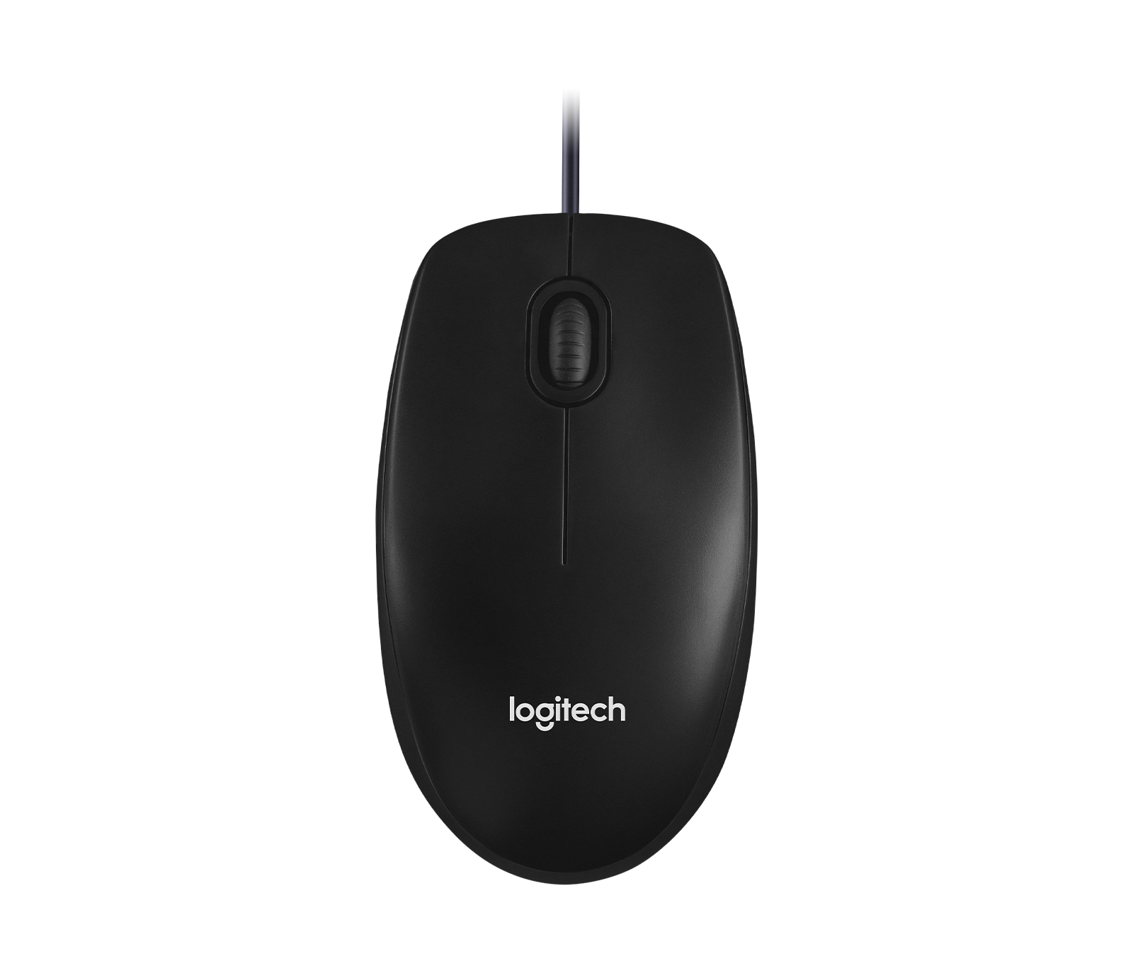 LOGITECH M100 Mouse full size right and left-handed optical 3 buttons wired USB black – Image 2