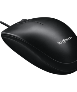 LOGITECH M100 Mouse full size right and left-handed optical 3 buttons wired USB black – Image 3