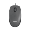 LOGITECH M100 Mouse full size right and left-handed optical 3 buttons wired USB