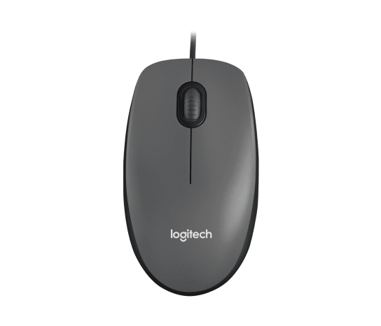 LOGITECH M100 Mouse full size right and left-handed optical 3 buttons wired USB