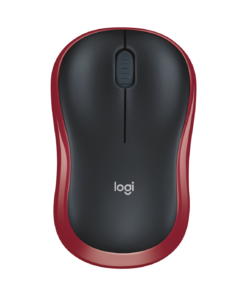 LOGITECH M185 Mouse optical wireless 2.4 GHz USB wireless receiver red – Image 3