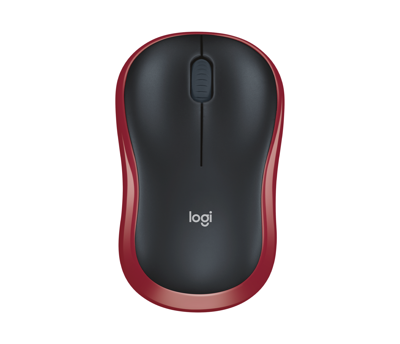 LOGITECH M185 Mouse optical wireless 2.4 GHz USB wireless receiver red – Image 3