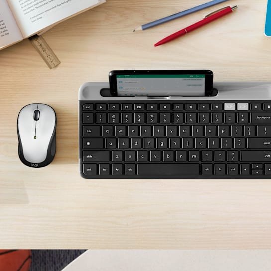 LOGITECH M325s Mouse right and left-handed optical 5 buttons wireless 2.4 GHz USB wireless receiver dark grey – Image 5