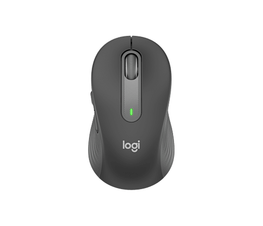 LOGITECH Signature M650 L LEFT Mouse large size left-handed optical 5 buttons wireless Bluetooth 2.4 GHz GRAPHITE