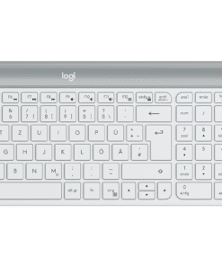 LOGITECH Slim Wireless Keyboard and Mouse Combo MK470 OFFWHITE (FR)
