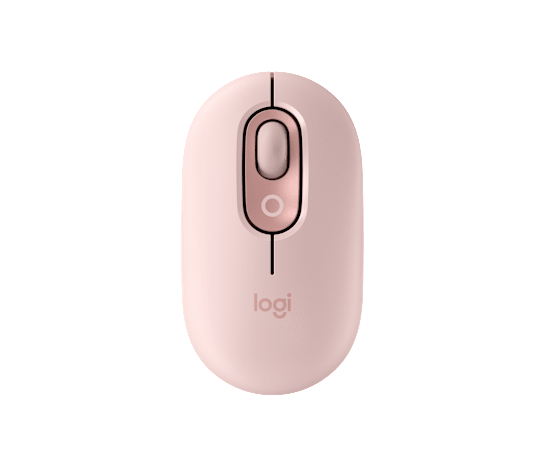 LOGITECH POP Mouse with emoji - ROSE