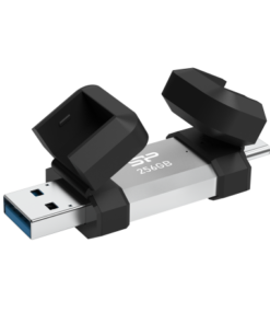 SILICON POWER COMPUTER & COMMUNICAT SILICON POWER Pendrive C51 128Go USB-A USB-C 120Mo/s Silver