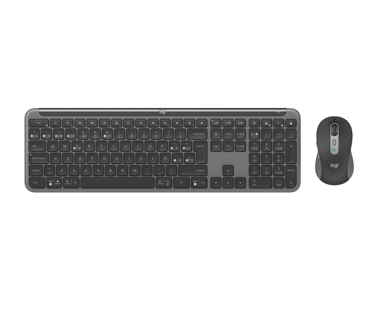 LOGITECH Signature Slim Combo MK950 for Business - Graphite - CENTRAL-419 (FR)