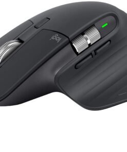Alternative view of LOGITECH MX Vertical Vertical mouse ergonomic optical 6 buttons wireless wired Bluetooth 2.4 GHz USB wireless receiver graphite